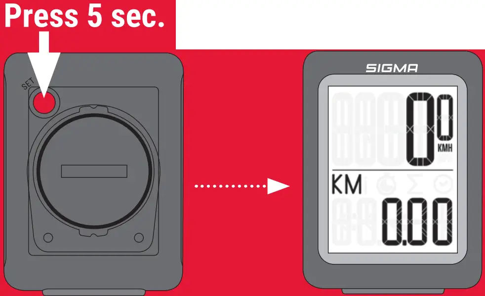 SIGMA BC 50 WR Cycling Computer Wired - fig 2