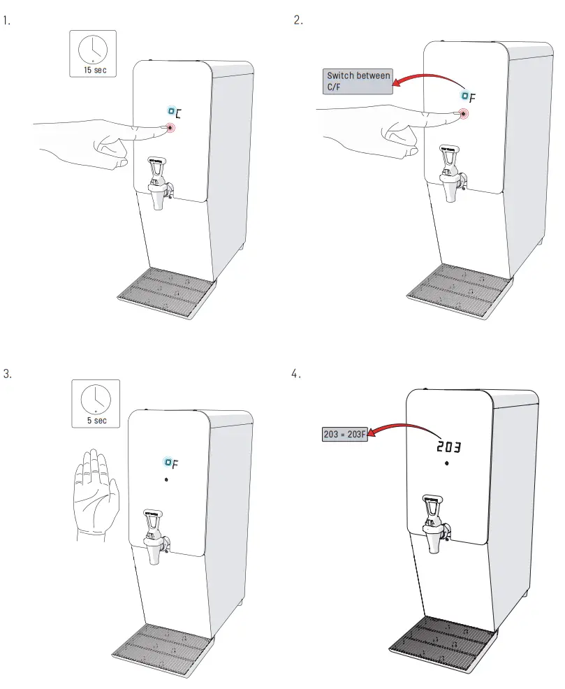 CHEFMASTER HEF605 Water Boiler - fig 3