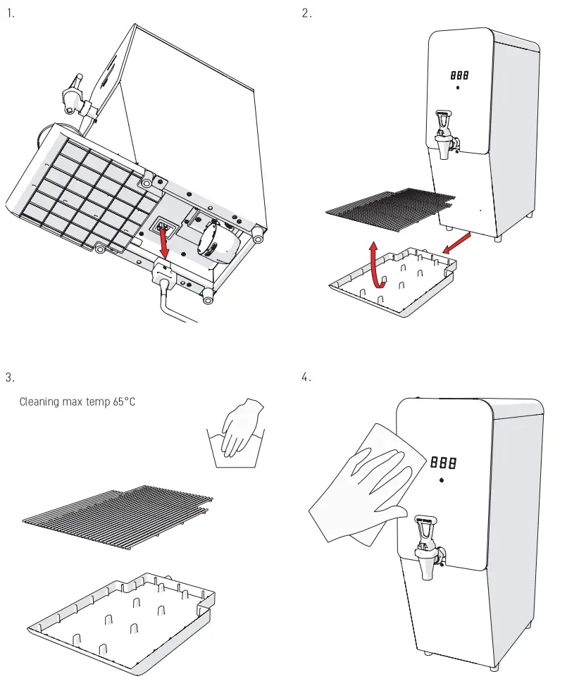 CHEFMASTER HEF605 Water Boiler - fig