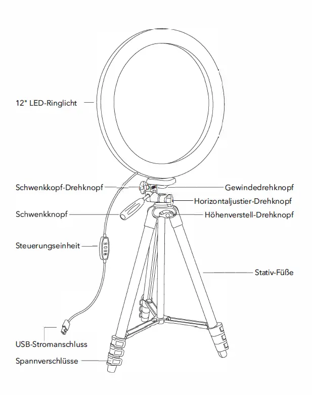 TAOTRONICS TT-CL027 -LED- Stand -Light -FIG -9