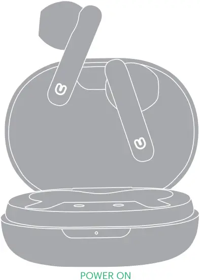 unihertz UniBuds - Power on