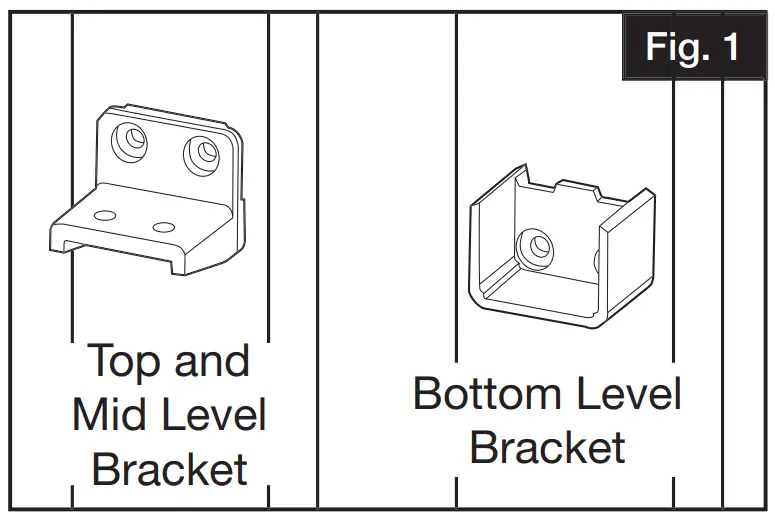 Barrette OUTDOOR LIVING Aluminum Railing 2 To 3 Rail Adapter - fig 1
