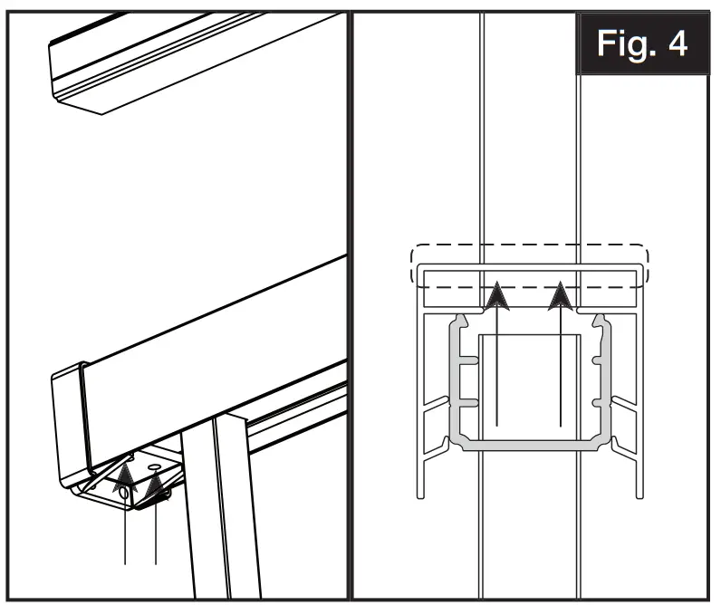 Barrette OUTDOOR LIVING Aluminum Railing 2 To 3 Rail Adapter - fig 4