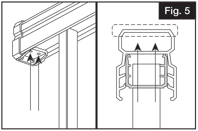 Barrette OUTDOOR LIVING Aluminum Railing 2 To 3 Rail Adapter - fig 5