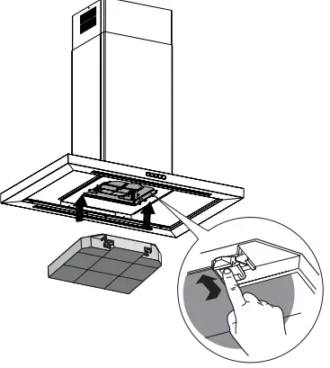 IKEA 403.890.89 SVAVANDE Ceiling-Mounted Extractor Hood-fig4