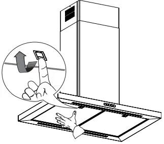 IKEA 403.890.89 SVAVANDE Ceiling-Mounted Extractor Hood-fig5
