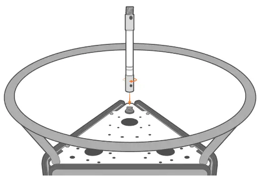 NEXSENS CB MXM M Gill Maximet Sensor Buoy Mount - Solar Tower