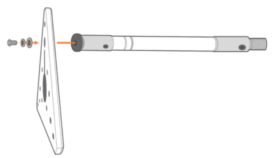 NEXSENS CB MXM M Gill Maximet Sensor Buoy Mount - adapter