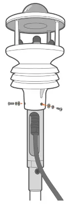 NEXSENS CB MXM M Gill Maximet Sensor Buoy Mount - screwdriver