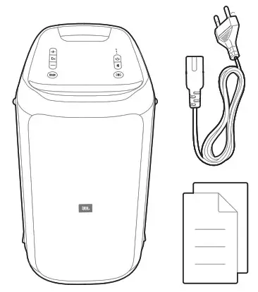 JBL Powerful portable Bluetooth WHAT’S IN THE BOX