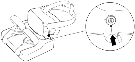 INSIGNIA NS Q2CS Charging Dock for Oculus Quest 2 - FIG 6