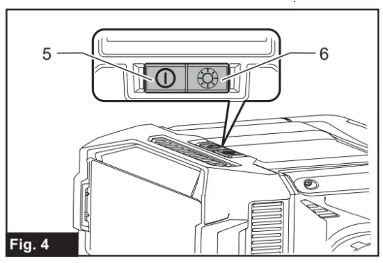 Turning on the light