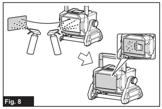 Sticking the anti-glare film