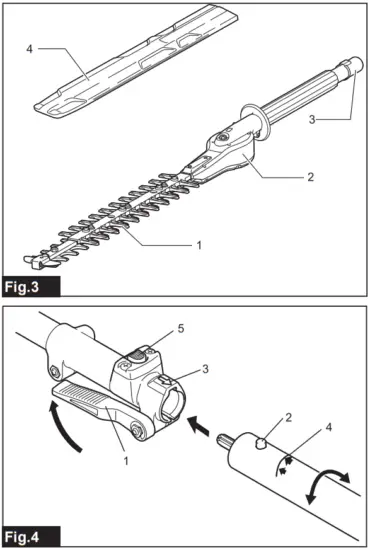 makita EN410MP Hedge Trimmer Attachment - Fig 3