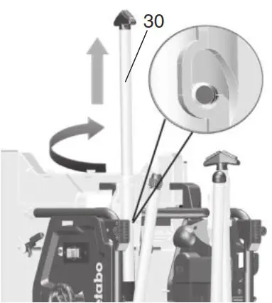metabo TS 216 Circular Table Saw - Installation with machine stand 1