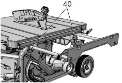 metabo TS 216 Circular Table Saw - Operation 10