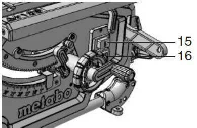 metabo TS 216 Circular Table Saw - Operation 5