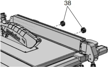 metabo TS 216 Circular Table Saw - Operation 7