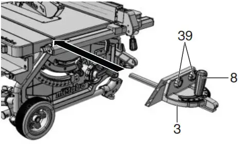 metabo TS 216 Circular Table Saw - Operation 8