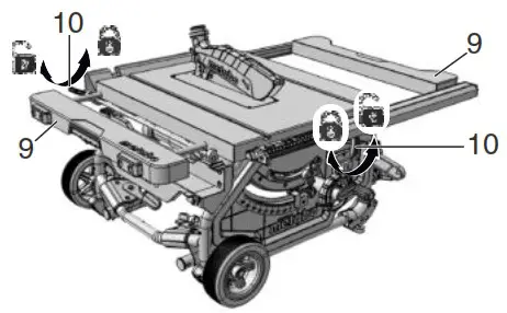 metabo TS 216 Circular Table Saw - Operation 9