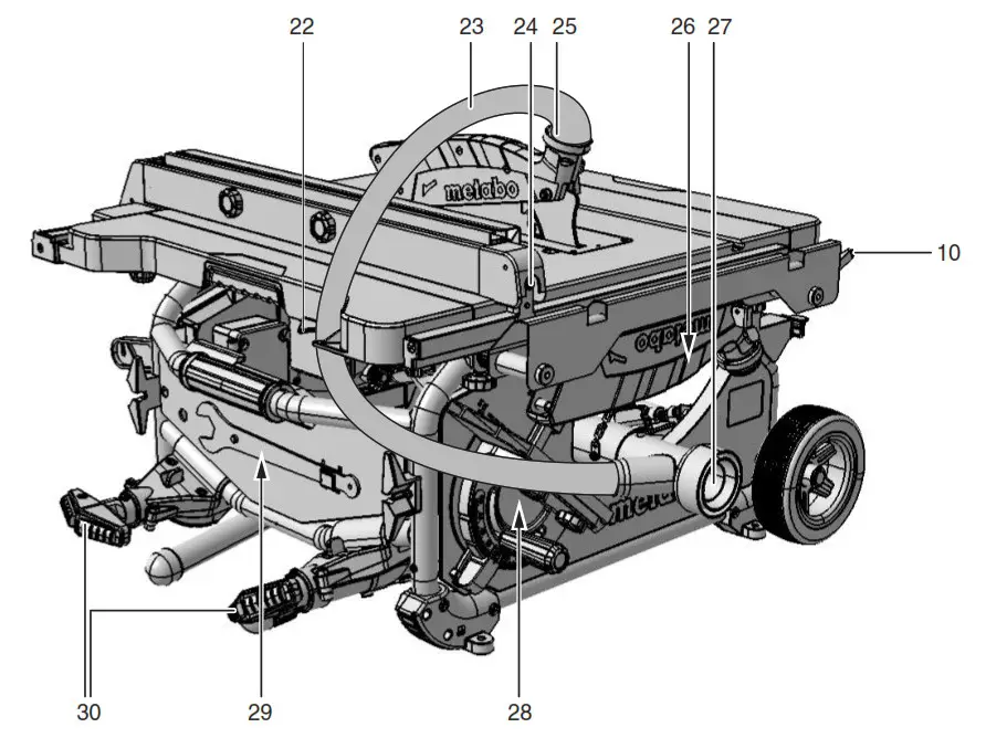 metabo TS 216 Circular Table Saw - Product Overview 2