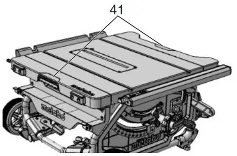 metabo TS 216 Circular Table Saw - Transport 1