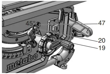 metabo TS 216 Circular Table Saw - Transport 7