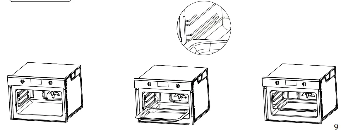 HAFELE HCO-8T50A Built-in Compact Oven and Microwave 11