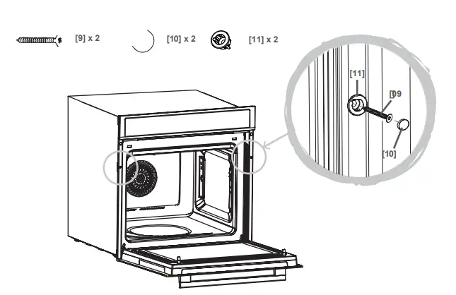 HAFELE HCO-8T50A Built-in Compact Oven and Microwave 12