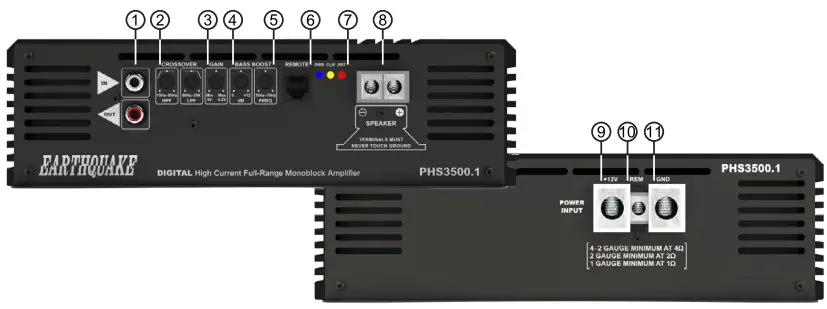 EARTHQUAKE SOUND PHS3500.1 PowerHouse Shredder-fig2