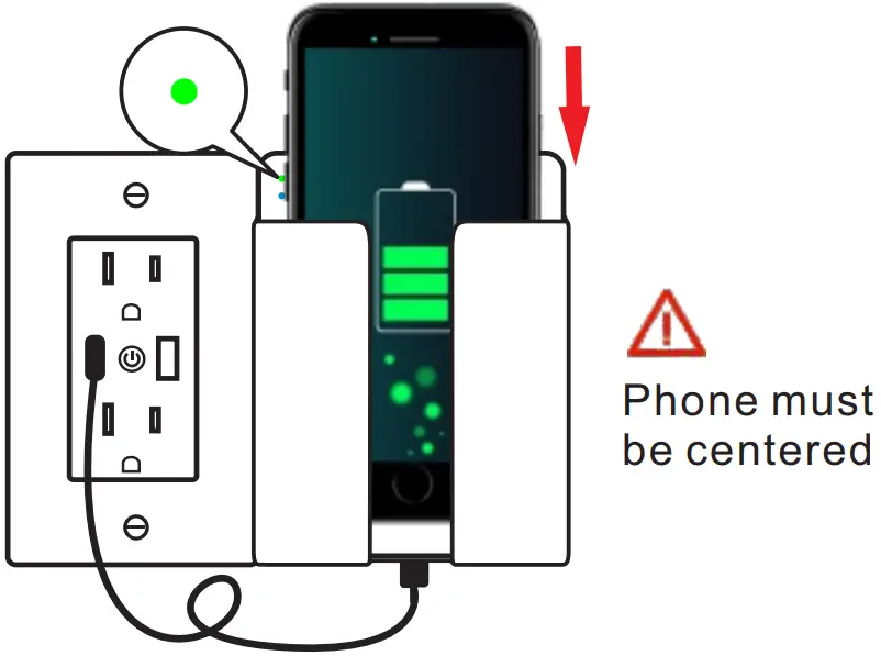LANBON Phone Home Series Wall Mounted Wireless Charger - FIIG 11