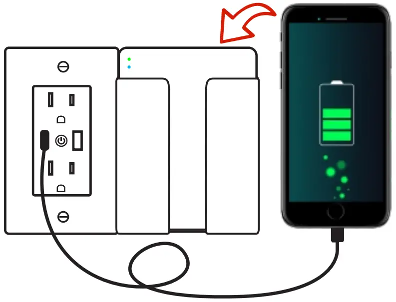 LANBON Phone Home Series Wall Mounted Wireless Charger - FIIG 12