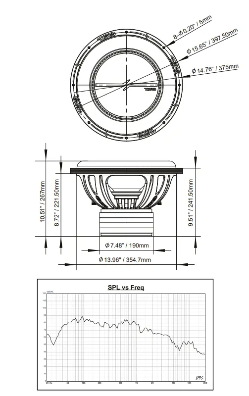 DS18 ZXi15.4D 15 Inch High Excursion Subwoofer-1
