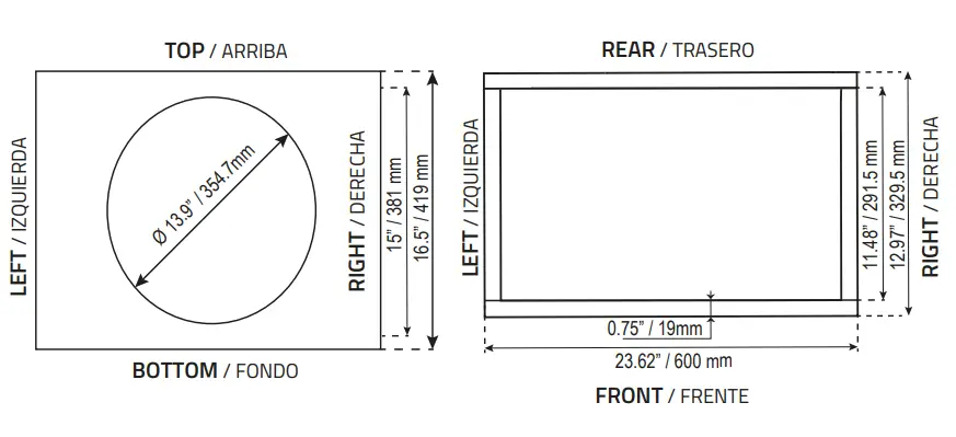 DS18 ZXi15.4D 15 Inch High Excursion Subwoofer-2
