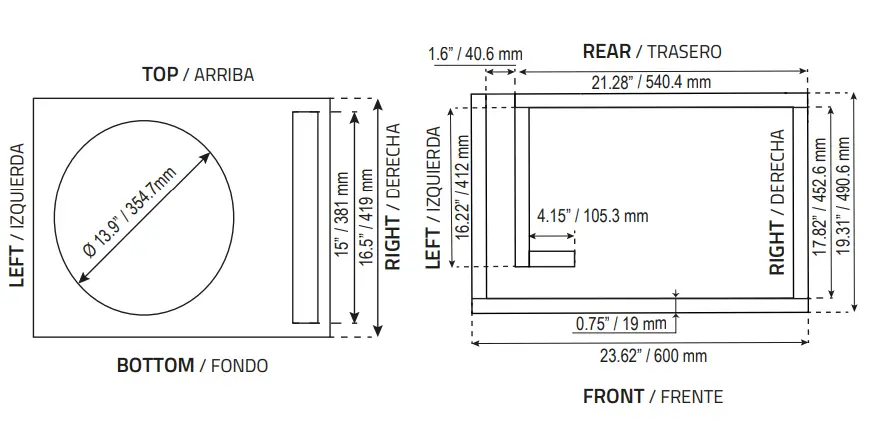 DS18 ZXi15.4D 15 Inch High Excursion Subwoofer-3