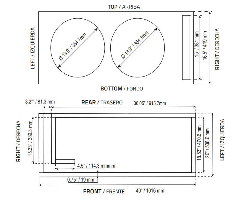 DS18 ZXi15.4D 15 Inch High Excursion Subwoofer-4