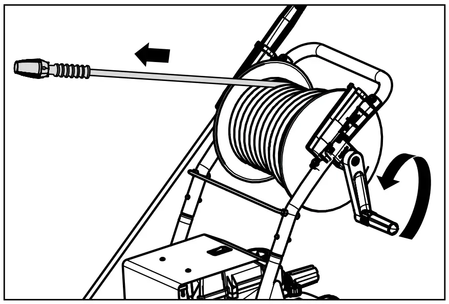 After insertion of the lance, release retaining sleeve and make sure that the lance is in a secure position. Grease quick release nipple regularly using acid-free grease.