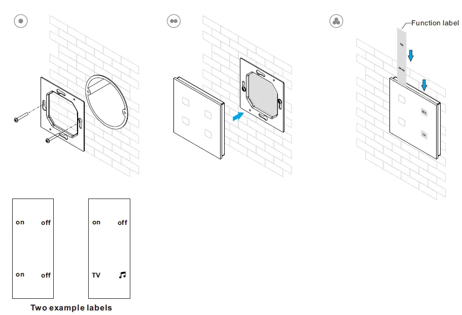 SUNRICHER-SR-2422T4-DA2-4-Key-DALI-Wall-Switch-Touch-Panel-fig4