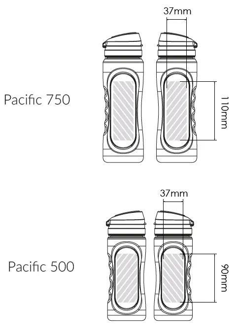 flashbay Pacific 750 Personalised Water Bottles-1