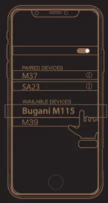 M115 Waterproof Wireless Speaker - Wireless Pairing Diagram