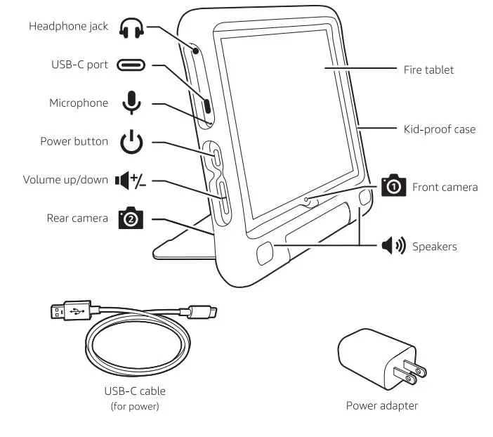 amazon A48445 Fire HD 8 Kids Tablet FIG 1