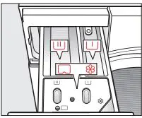 Miele Washing machine User Guide - Pull out the detergent drawer and add detergent to the compartments