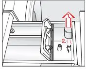 Miele Washing machine User Guide - Pull the siphon out of the compartment and clean it under warm running water