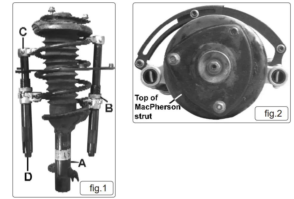 SEALEY AK3843 2PC Heavy-Duty Coil Spring Compressor with Safety Jaws - Figure 1