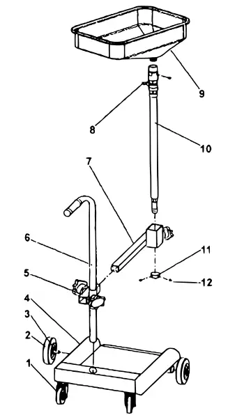 wiltec-5137-Oil-Drainer-Cart-FIG-2