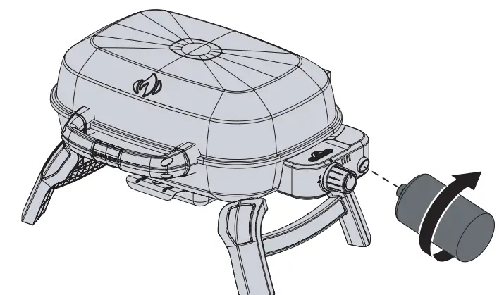 NAPOLEON TQ240 TravelQ 240 Portable Blue Tabletop Gas Grill - fig 9