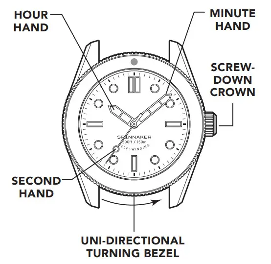 SPINNAKER SP-5094-11 Storm Smart Watch