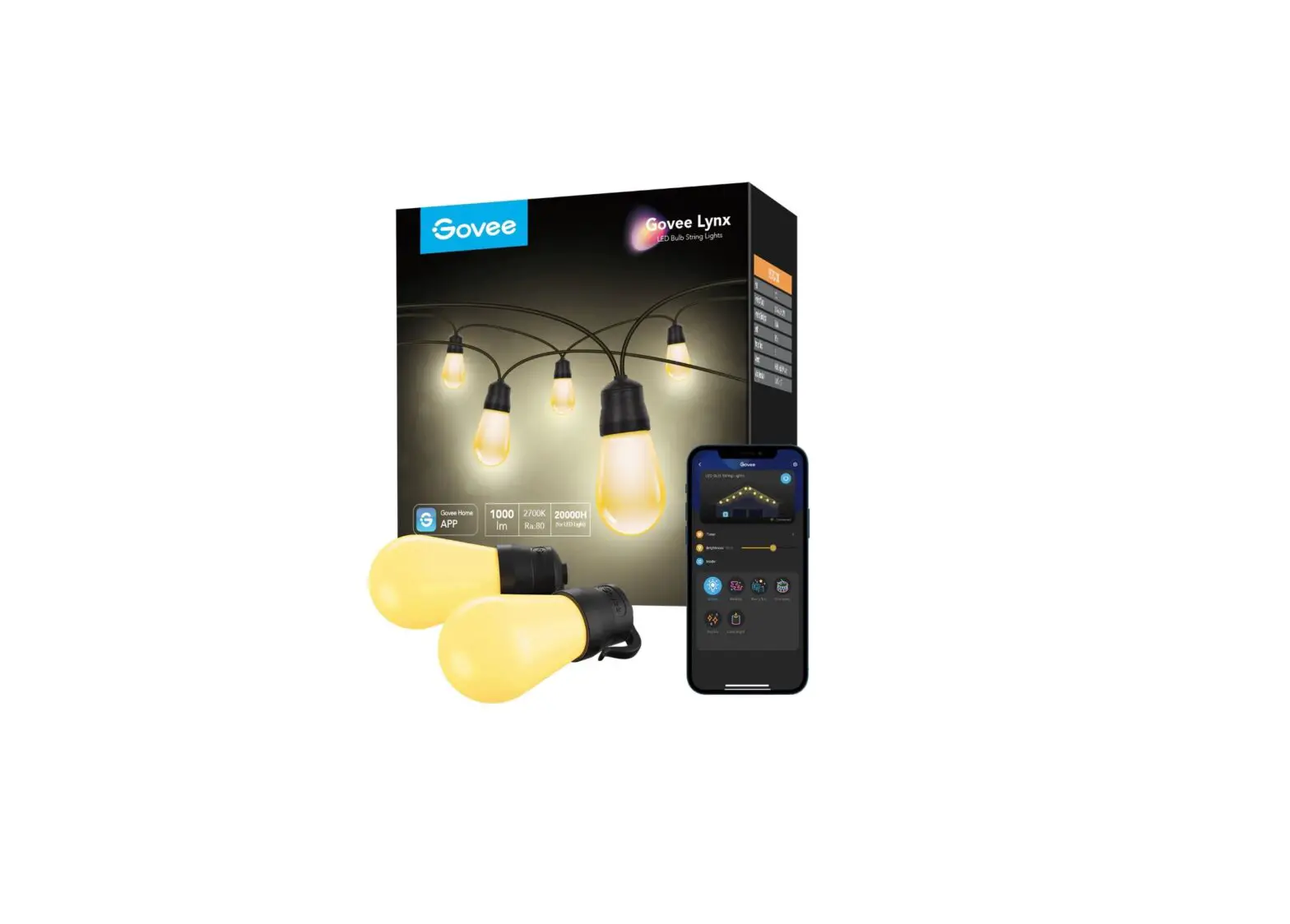 Govee H7020 Lynx Dream Led Bulb String Lights User Manual