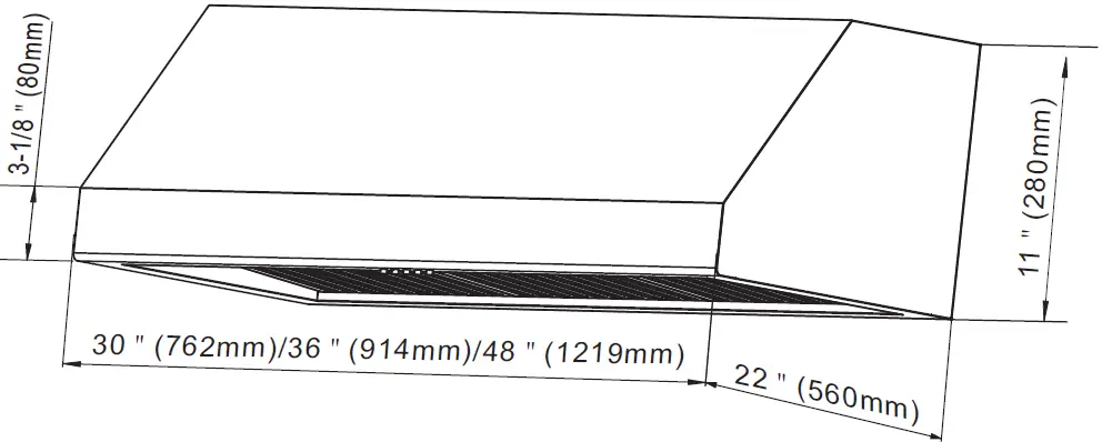THOR KITCHEN TRH4806 48-Inch Wall Mounted Range Hood logo