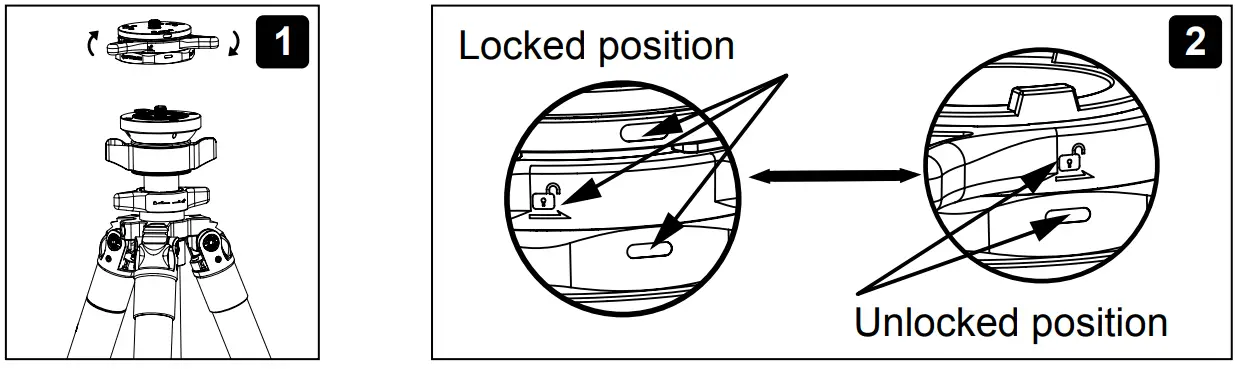 IFOOTAGE SEAStars Q1S Tripod Screw Mount - fig 3